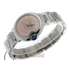 Cartier Ballon Blue 33mm automatico ref. WSBB0046 rosa nuovo
